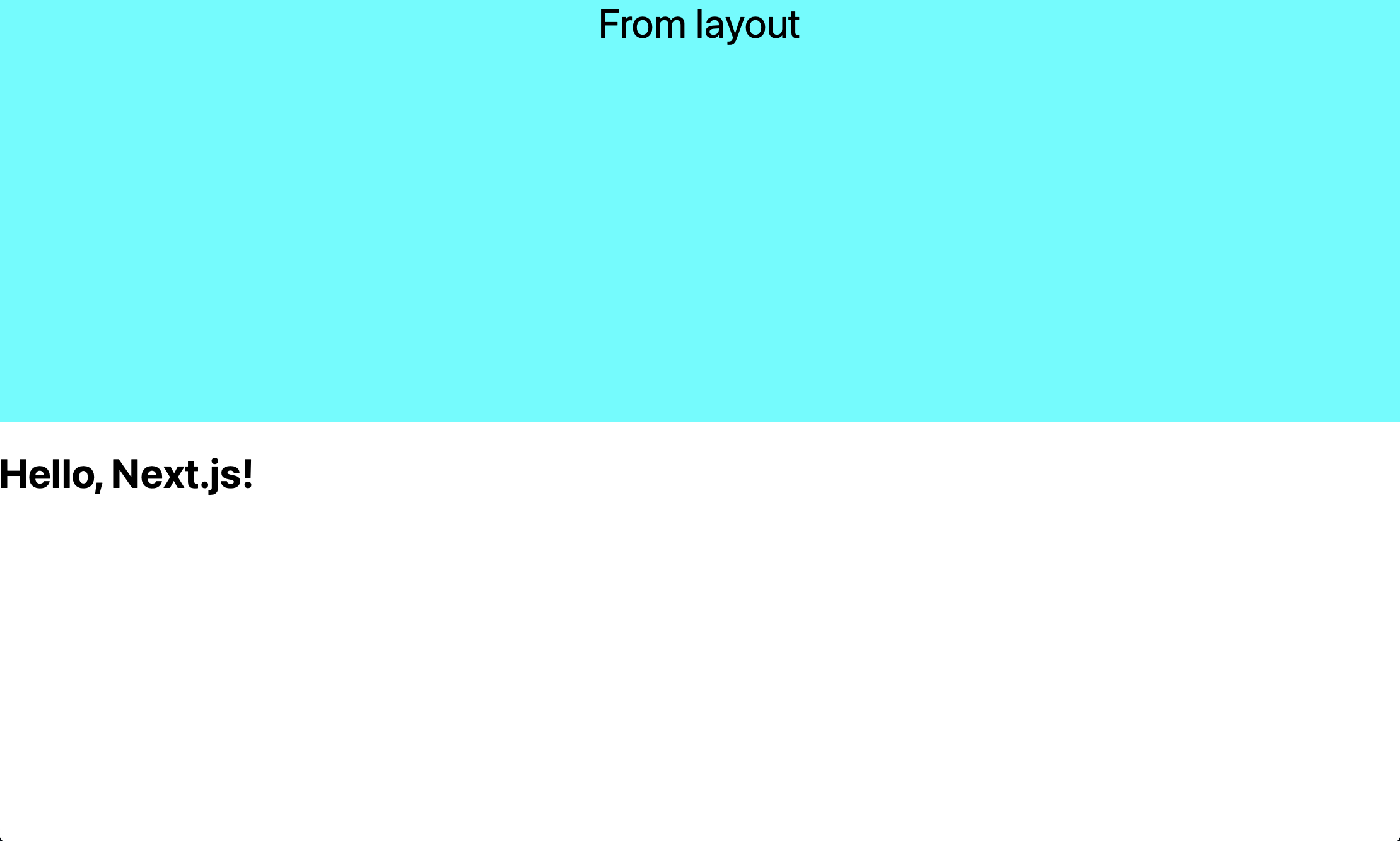 with layout